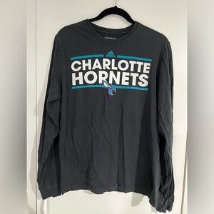 Charlotte Hornets black long sleeve